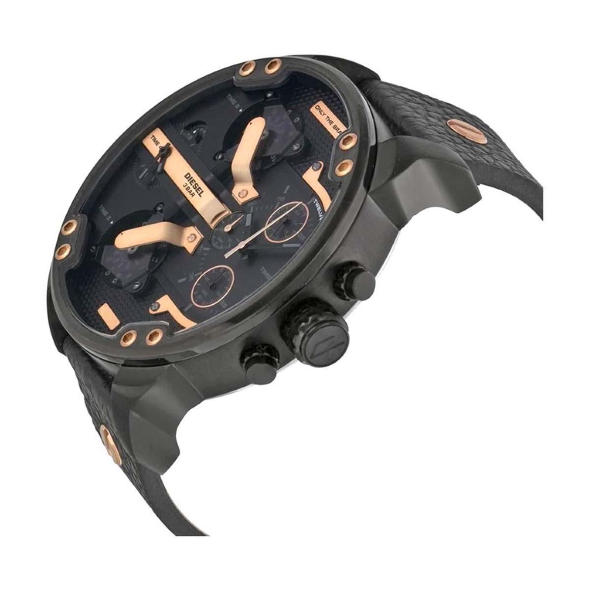 Diesel Daddy DZ7350 Uhr für Herren mit Zeitzonen und