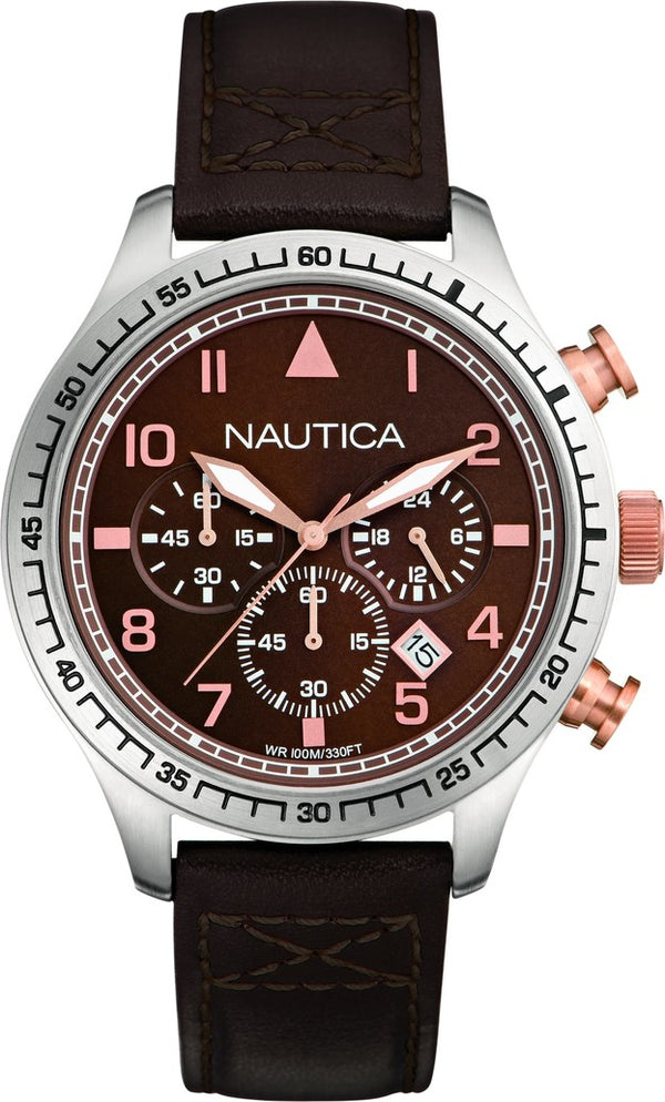 Nautica A17655G Herren Uhr 46mm 10ATM