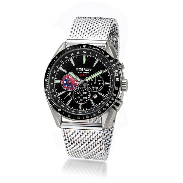 Bobroff BF0011-S001 Herren Uhr 42mm 10ATM