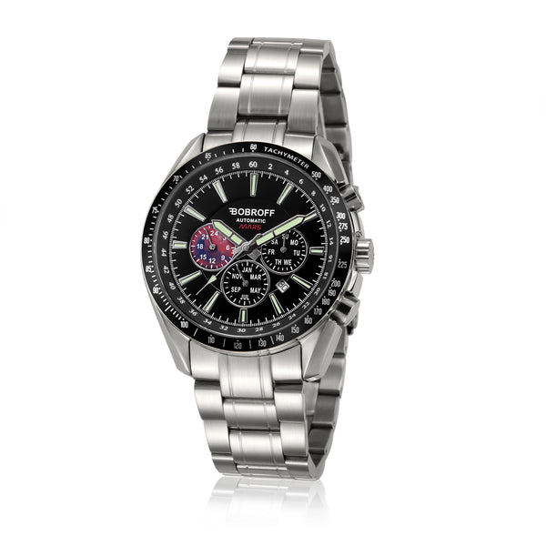 Bobroff BF0011 Herren Uhr 42mm 10ATM
