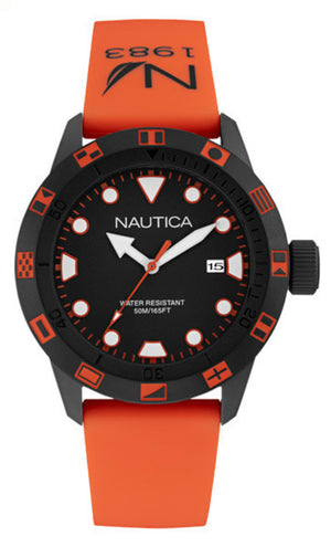 Nautica NAI10077G Herren Uhr 44mm 5ATM