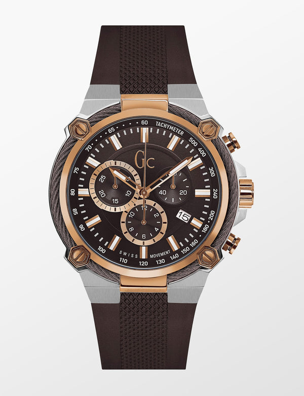 Gc Y24004G4 Herren Uhr 44,0mm 10ATM